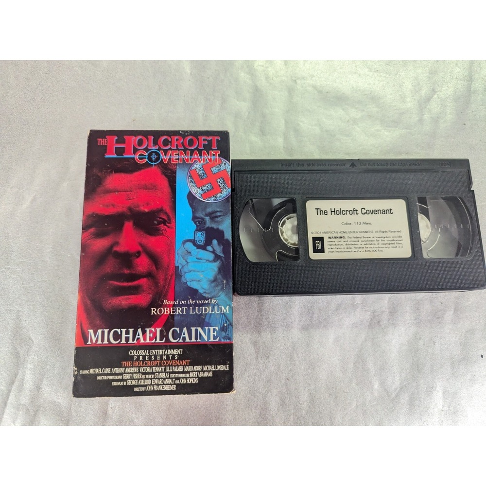 Vintage movie The Holcroft Covenant (VHS, 1994) Michael Caine video